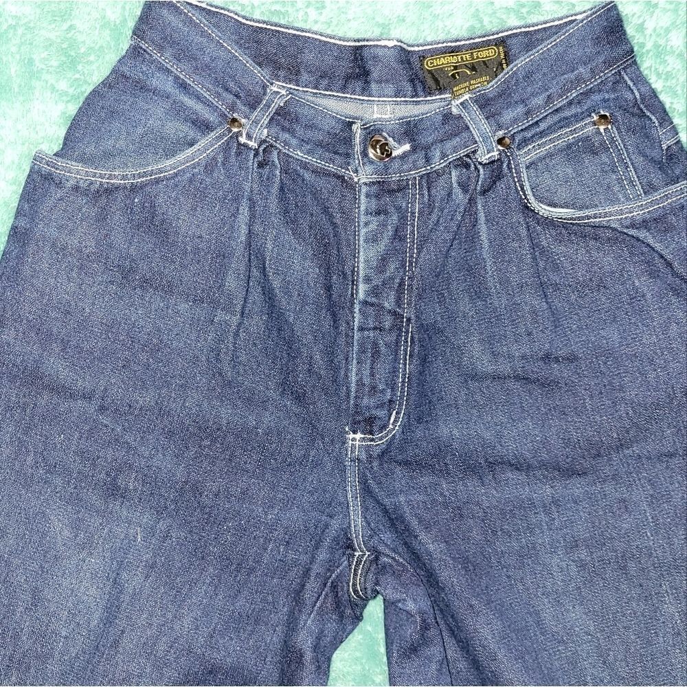 Vintage Charlotte Ford High Waisted 90s Boyfriends Jeans Mom Jeans  - Picture 12 of 16